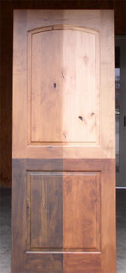 ISW802 Knotty Alder Door 4 Finishes Copy Small 